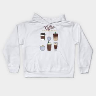 Coffee: You make my day Kids Hoodie